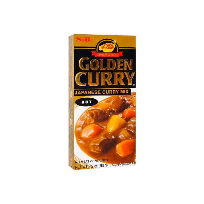 GOLDEN Curry Sauce Mix - Hot 92g