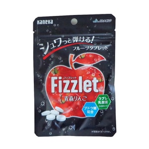 【日本直邮】 日本 KANEKA Fezzlet 青森苹果味乳酸菌汽水糖 24g
