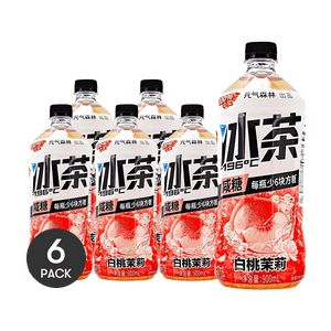 白桃ジャスミンティー 低糖質 30.43 fl oz *6【6本セット】