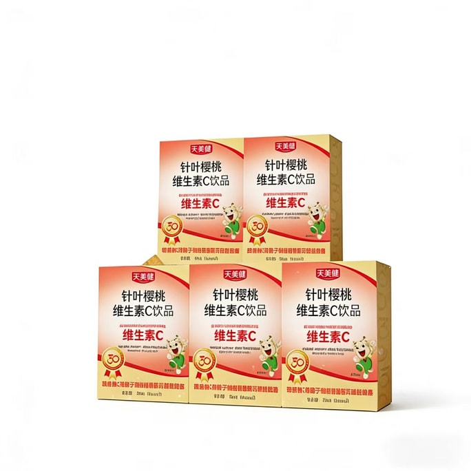 Needle Leaf Cherry Vitamin C Drink, 5-Pack