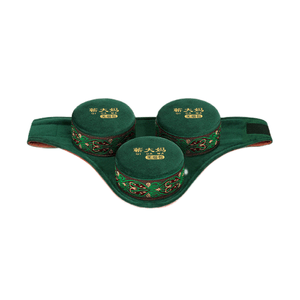 Moxibustion box Portable moxibustion Smokeless dampness and cold removal green triple (3 copper boxes)+54 Moxa pillars