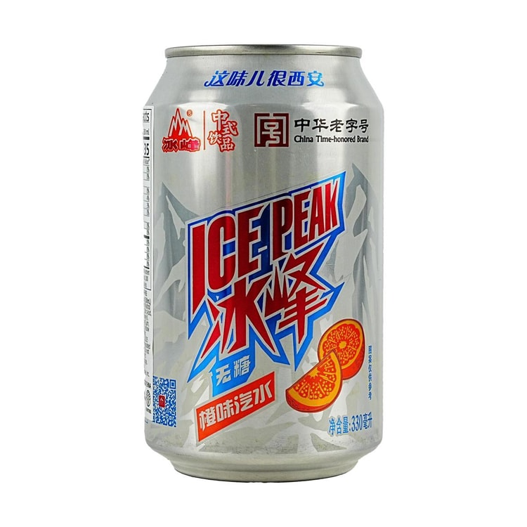 QZX Gan Mianpi, 10.58 oz + ICE PEAK 0 Sugar Orange Soda 11.2 fl oz