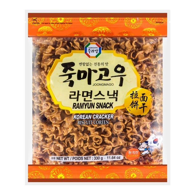 SURA Ramyun Snack Korean Cracker Biscuit Coreen 330g 