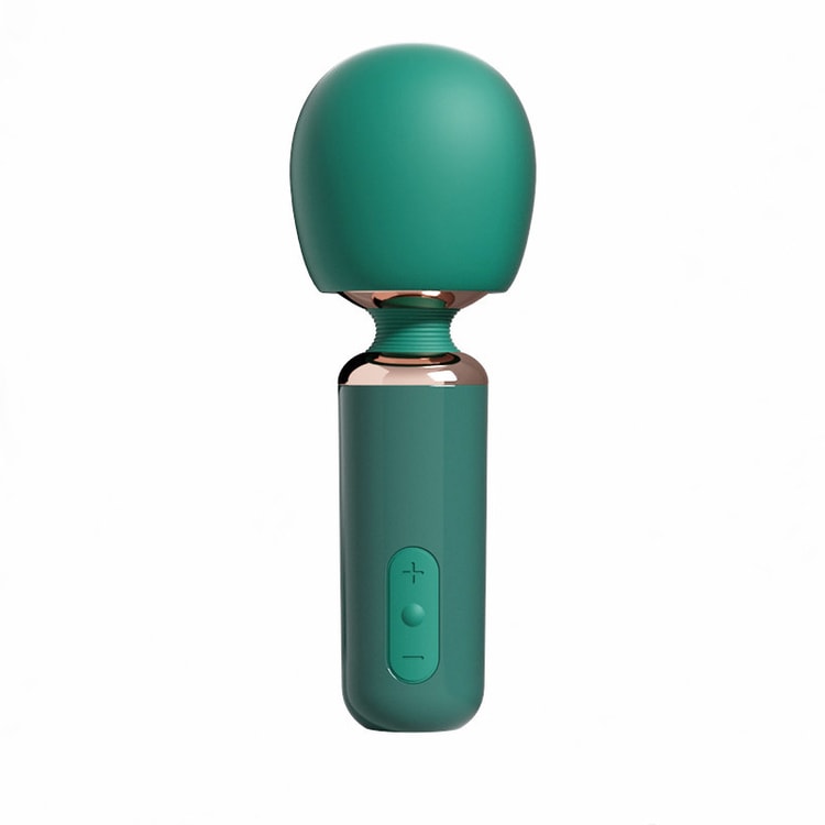 Huan Yin Mini AV Stick Vibrating Massage Stick Sex Toys Dark Green -  Yami.com