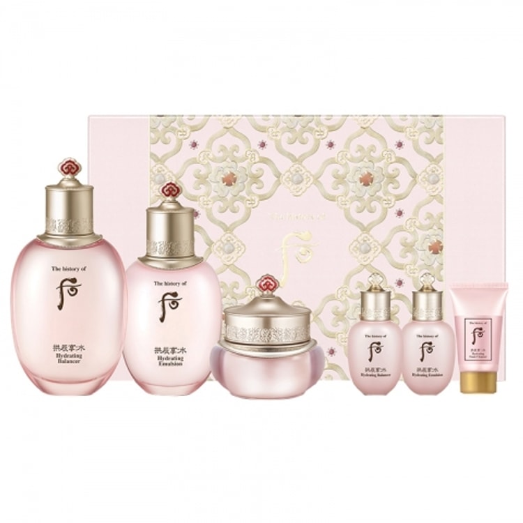 韩国HISTORY OF WHOO 拱辰享水妍套装礼盒6件入- 亚米