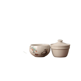 Mini Persimmon Cat Quick Customer Cup One Pot One Cup Travel Tea Set White Package 7cm * 1 Piece Set