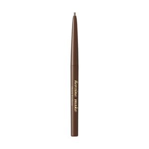 KISSME Heroine Make Quick Eyebrow S #02 Natural Brown 1.5mm Fine Tip【Waterproof Sweat-Proof Long-Lasting】