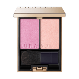 日本LUNASOL日月晶采 双色腮红高光盘 5.7g #EX11 Lilac Dream 丁香之梦【节日限定版】