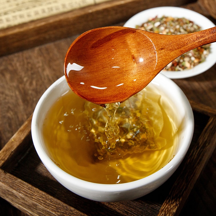 【Canada Direct Mail】 Sifanda Houttuynia Cordata Ginseng Tea 100g (5g×20p) Selected natural herbal ingredients such as licorice, cinnamon, agastache, mint Herbal tea, Office tea, Holiday gift Summer cool tea 7