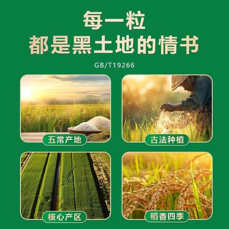 五常米 26年新米陸家囲子有機米稲花香米500g(故郷の味、粒飯真香) 4