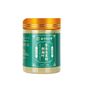  Herbal hair washing powder: Platycladus orientalis leaves and Polygonum multiflorum 180g per bottle