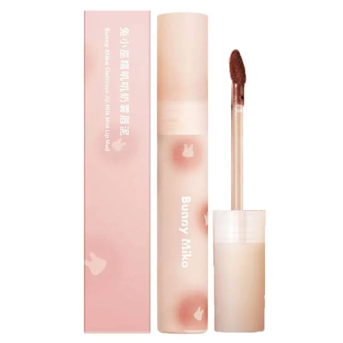 Matte Mist Face Lip Mud [N02#Granny Apricot Tea] 3g [Long-lasting makeup Do not fade or crack] [Fade lip lines]