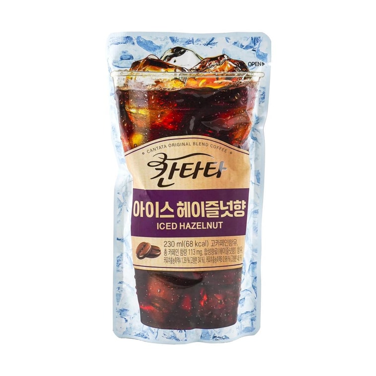 Cantata Iced Hazelnut Coffee, 7.77 fl oz【Low Calories】 3