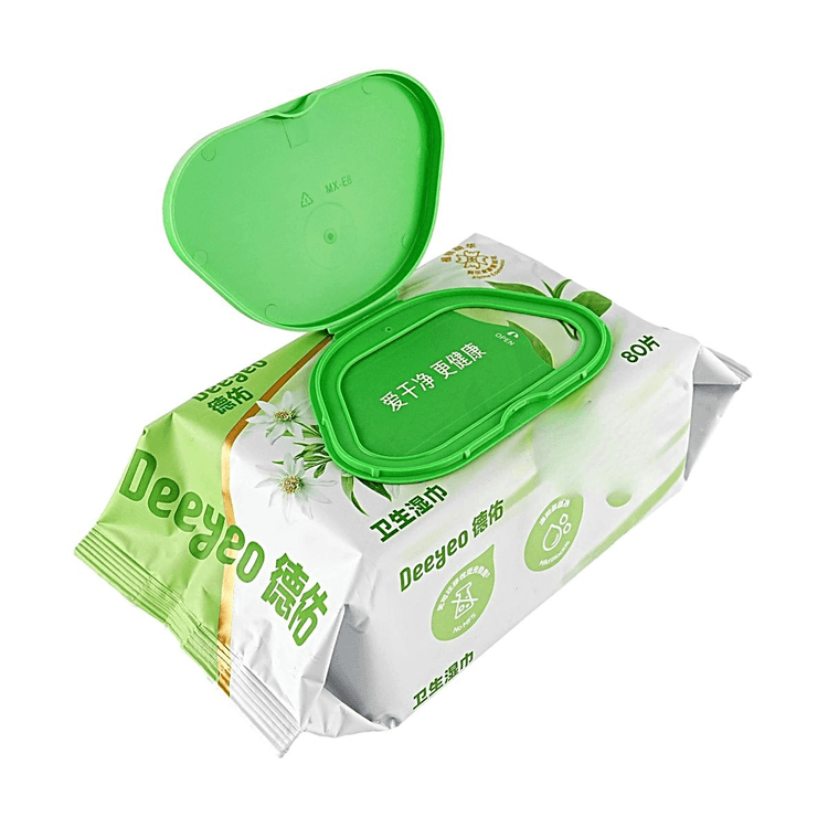 德佑卫生湿巾80片99.9%杀菌植物精华配方- 亚米