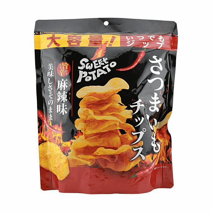 달콤한 고구마 칩 매콤하고 맛있는 맛 4.59oz【매콤하고 고소함】【바삭한 식감】