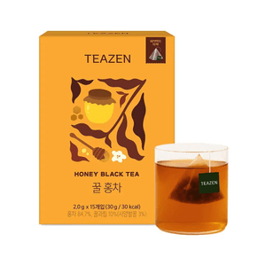 Honey Black Tea Pyramid Tea Bags 15 Sachets Hot Cold Brew Aromatic Honey Flavored Black Tea Office Tea Bags
