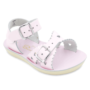 Salt Water By Hoy Kids Shoes Sun-San - Sweetheart Sandal In Shiny Pink US 12
