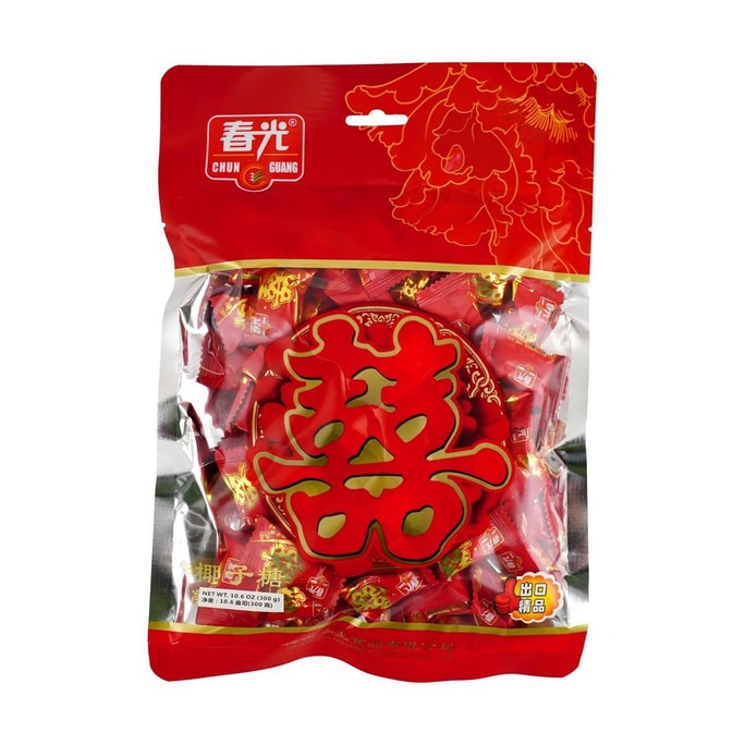 春光 椰子糖 双喜糖 300g【海南特产】