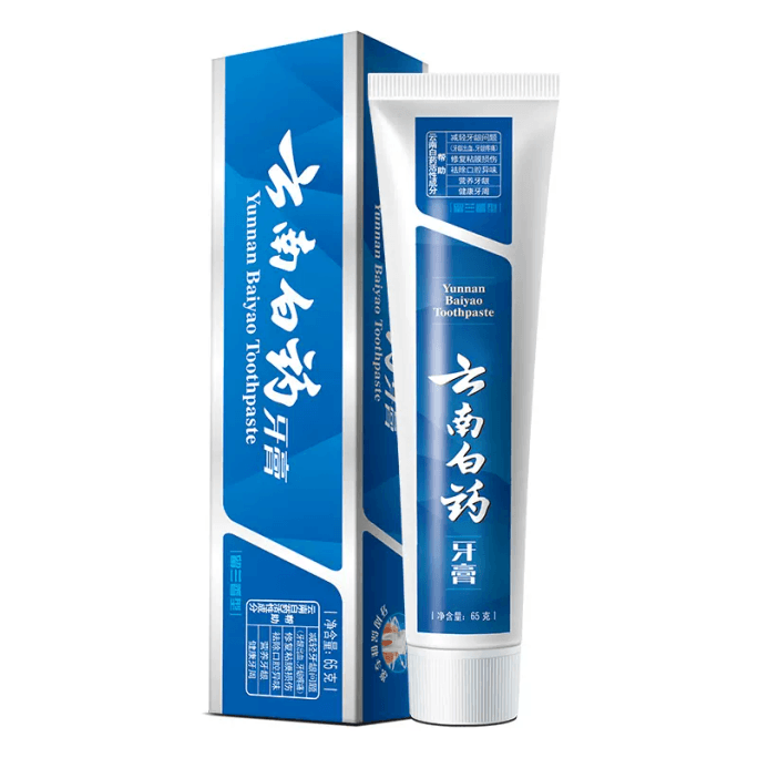 Yunnan Baiyao Toothpaste Spearmint Type 65g*1