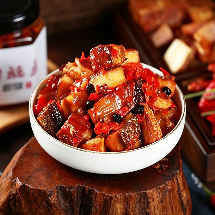 Smoked And Spicy Dried Carp 280g Authentic Hunan Specialty Ready-to-Eat Seafood Hand-Torn Silver Carp Savory Fish For Rice Or Noodles Perfect As A Side Dish Appetizer 7