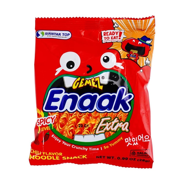 Spicy Crunchy Noodles - Ready-to-Eat Snack, 0.99 oz 5