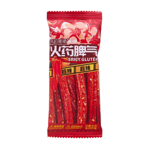 Lakexixi. The "Fiery Temper" flavor is extremely spicy. One pack of "Fiery Temper" strips weighing 20 grams.