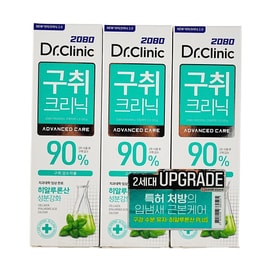 닥터 클리닉 냄새 제거 오래 지속되는 상쾌한 숨결 구강 관리 치약 127ml*3개입