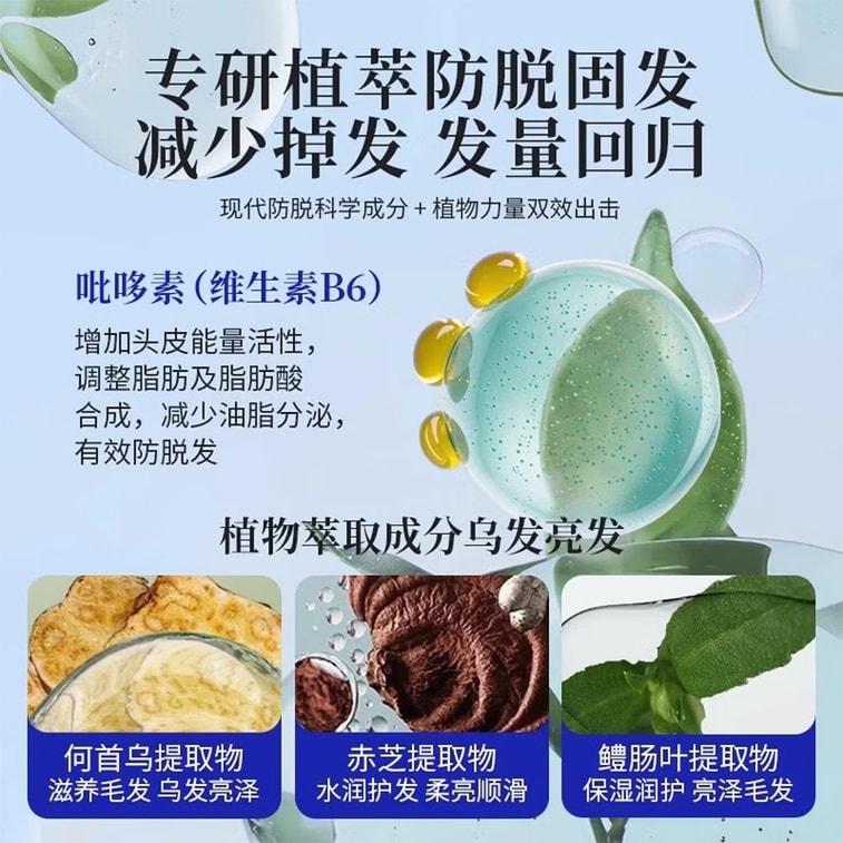 EHD 防脫防斷固髮洗髮精500ML含去屑防脫髮洗髮水100ml*2+淨澈防脫固髮精華液20ml 超強豪華禮盒套組 深層清潔防斷固髮修養頭皮組合裝7d 20ML送禮禮品 5