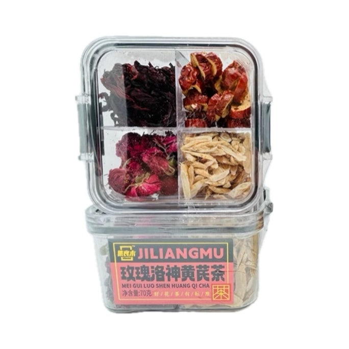 集良木養生茶泡茶料茶包 玫瑰洛神黃耆茶口味 70g【補氣活血】買2贈禮品