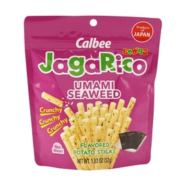 CALBEE JagaRico Potato Sticks Umami Seaweed Flavor, 1.83oz
