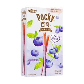 Japanese Milk Blueberry Pocky Cookie Sticks, 1.58oz