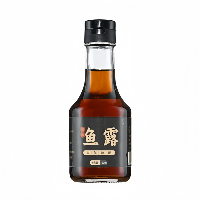 Chaozhou-Shantou Fish Sauce, Korean Kimchi Special Shrimp Fish Oil Soy Sauce, Steamed Fish Soy Sauce 150ML*1 Bottle
