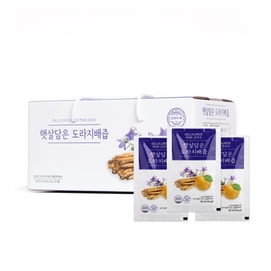 Bellflower & Pear Juice 30 Pouches (80 ml Each) – n Herbal Drink with 3-Year-Old Bellflower Root, Pear & Jujube Extract, No Sugar or Preservatives