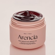 Red Smoothie Serum 30, Overnight Face Mask, 1.76oz.- Glowing & Soothing, Collagen, Niacinamide, Peptide, Vitamin E