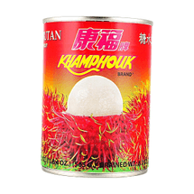 KHAMPHOUK BRAND康福牌 红毛丹糖水罐头 565g【热带水果罐头】【清甜多汁】【东南亚经典】【可用于奶茶甜品糕点烘焙】