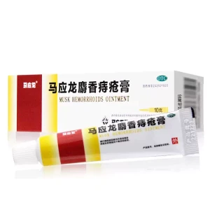 Musk Hemorrhoids Cream - Hemorrhoids Gel Eliminates Flesh Balls, Blood in Stool, Anal Fissures, Internal and External Hemorrhoids, Hemorrhoids, Anal Swelling and Pain 10g*1 box