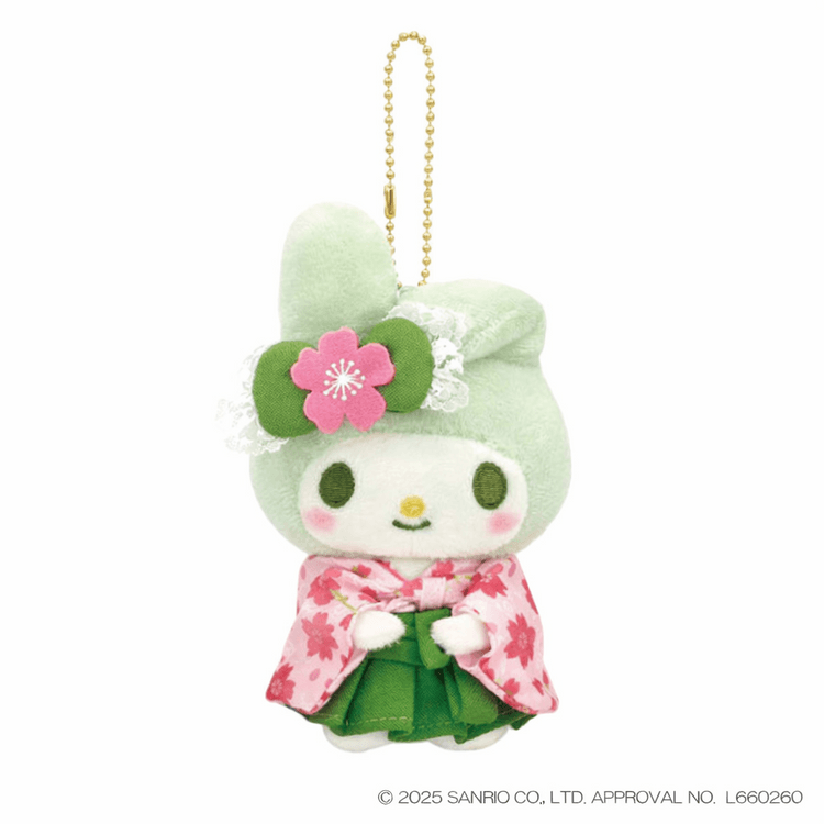 Matcha Kimono Plush Toy (1 piece) [My Melody S] - Yami.com