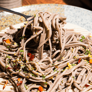 100% Buckwheat Soba Noodles, 7.05 oz【 Zero Salt Zero Fat Dry Noodles】