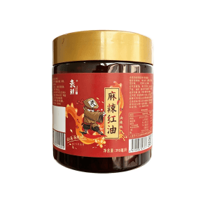 【中国直邮】 袁鲜 正宗四川红油辣椒油香辣凉拌菜钵钵鸡调料拌菜拌肉油泼辣子390g*2瓶