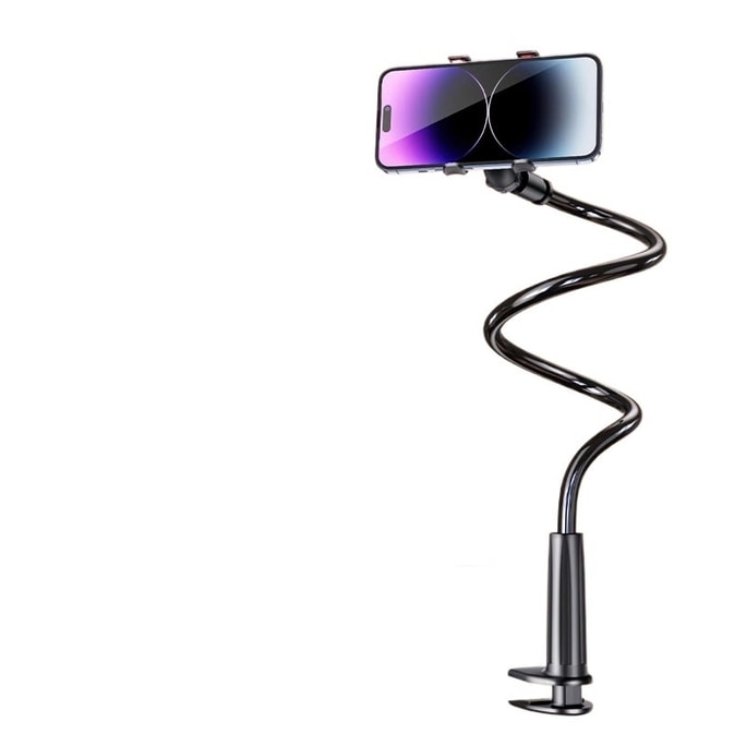[중국 직배송] 샤이닝 프리미엄 폰 스탠드, 범용 지지대, 망원 클립, 블랙, 0.8m * 1개