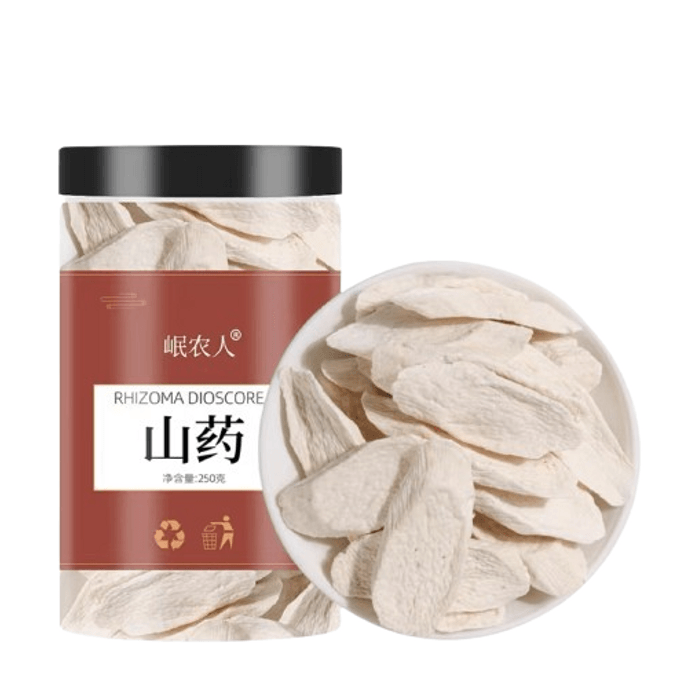 [중국에서 직접 메일] Minnongren Tieguang Yam 정제 건조 정제 정통 Huaiyam Huaiyam 분말 한약 Huaiyam 250g/can