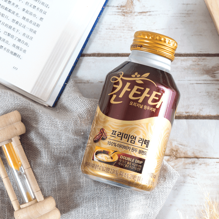 韩国LOTTE乐天 CANTATA高级拿铁混合咖啡 275ml 4
