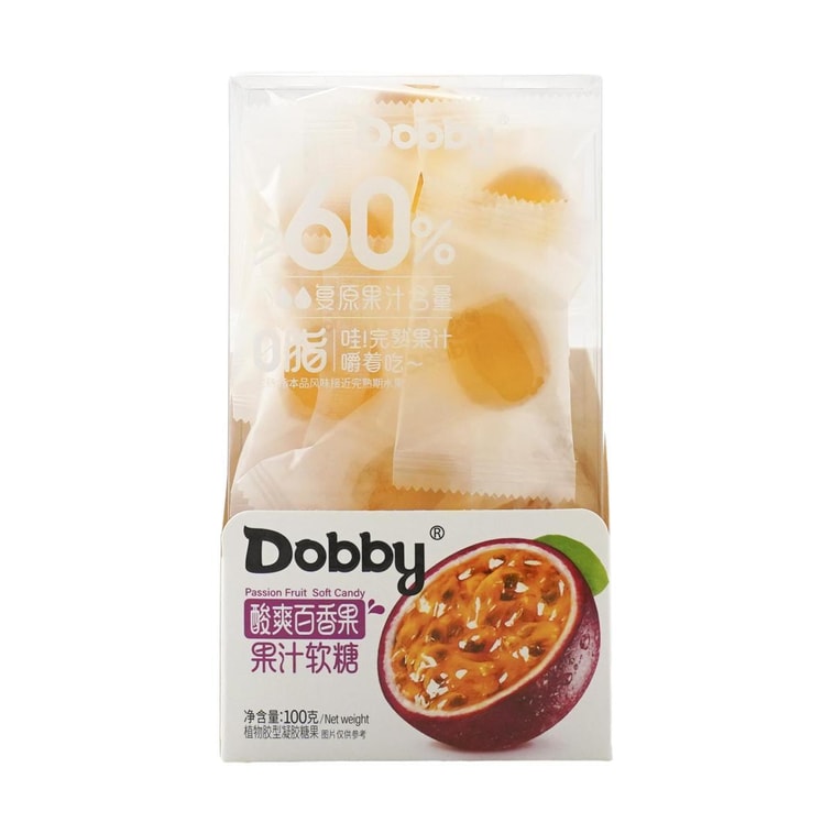 哆比 爆浆软糖百香果味 100g 3
