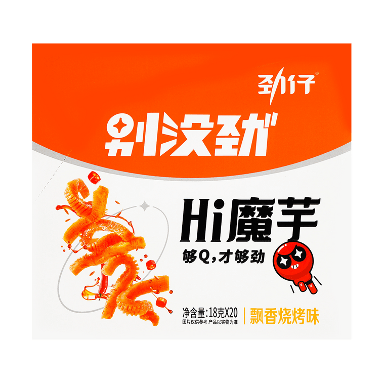 劲仔 Hi 魔芋 烧烤味 18g*20包 11