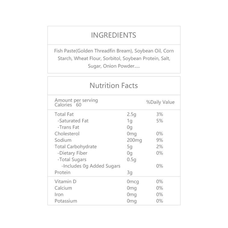 Fish Cake/Sausage Original Flavor, 12 oz 11