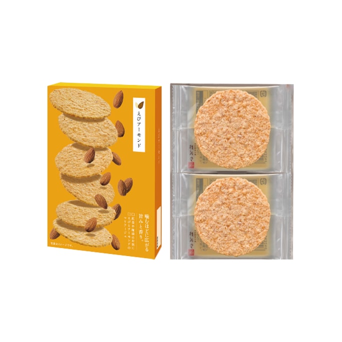 KEISHINDO Shrimp Cake Almond Flavor 6 Pieces