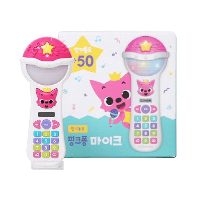 韓國Pinkfong microphone 50 popular nursery rhymes 500g