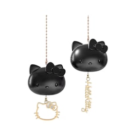 Hellokitty Car Pendant Cartoon Cute/Repels Water & Dirt/Hard Coat/Decoration/Gift-Black 1Pc