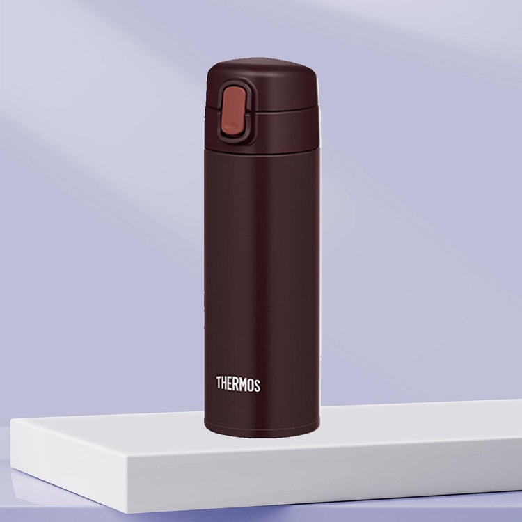 Hario Portable Cold Brew Tea Bottle (400ml, Smoky Pink) 