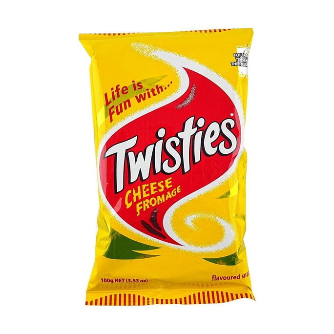 马来西亚TWISTIES 芝士玉米脆 膨化粟米零食 100g